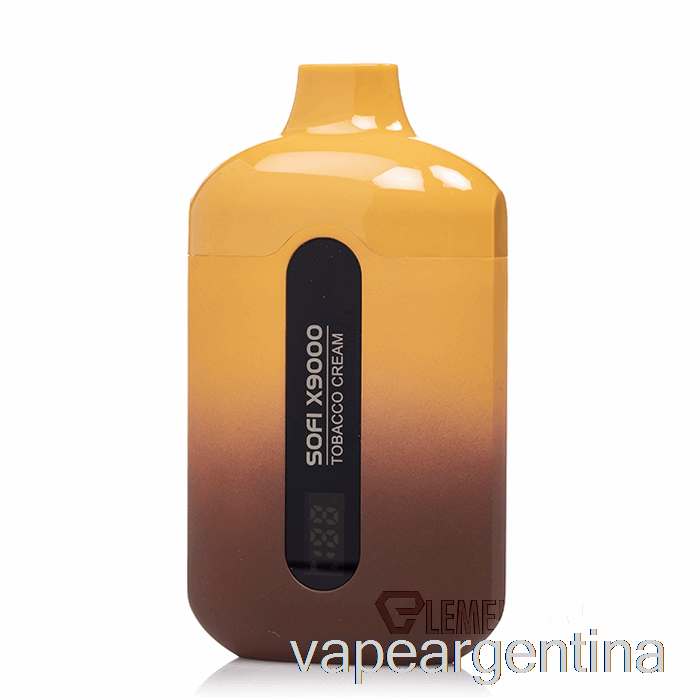 Sofi X9000 0% Cero Nicotina Inteligente Desechable Tabaco Crema Vape Argentina